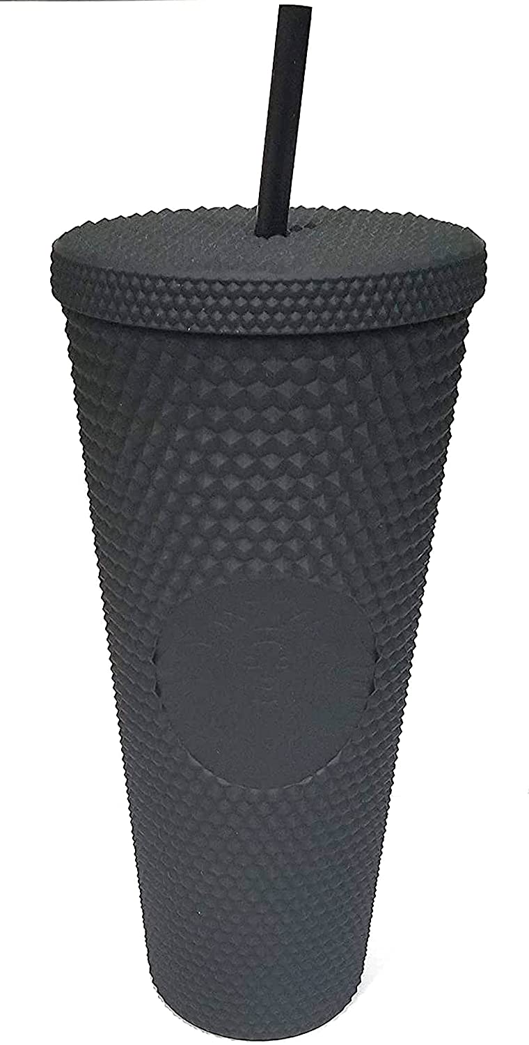 8. Starbucks 2021 Black Matte Studded Venti Tumbler 