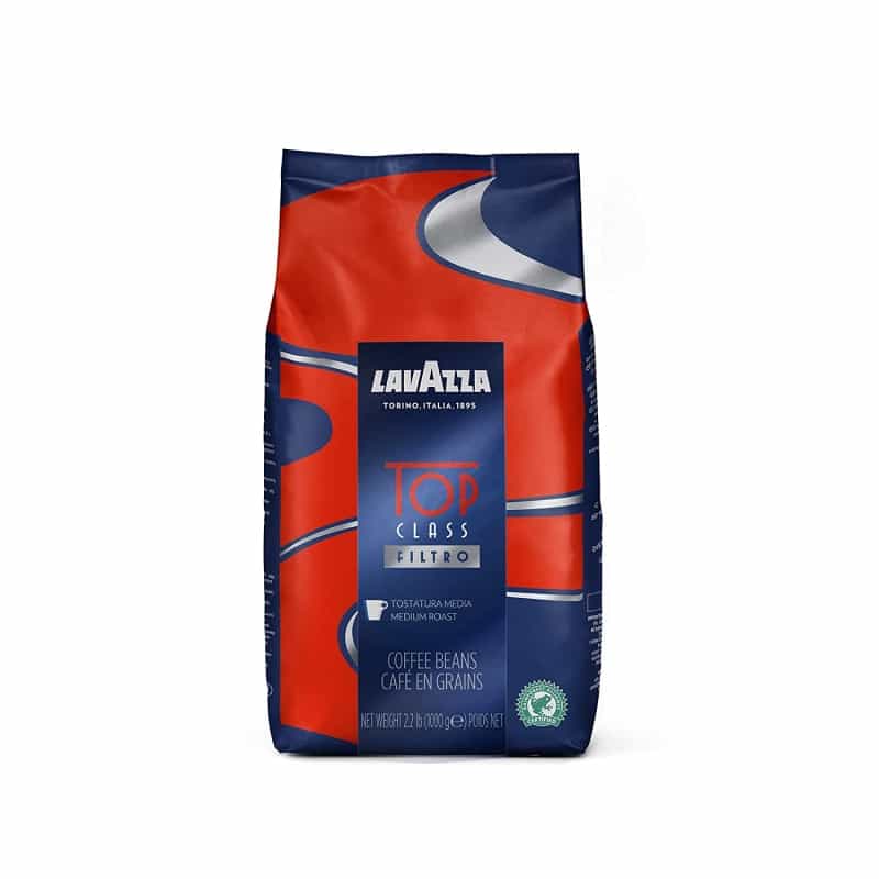 9. Lavazza Top Class Filtro Whole Bean Coffee 