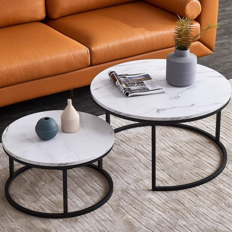 9. Modern Nesting Coffee Table Sets 