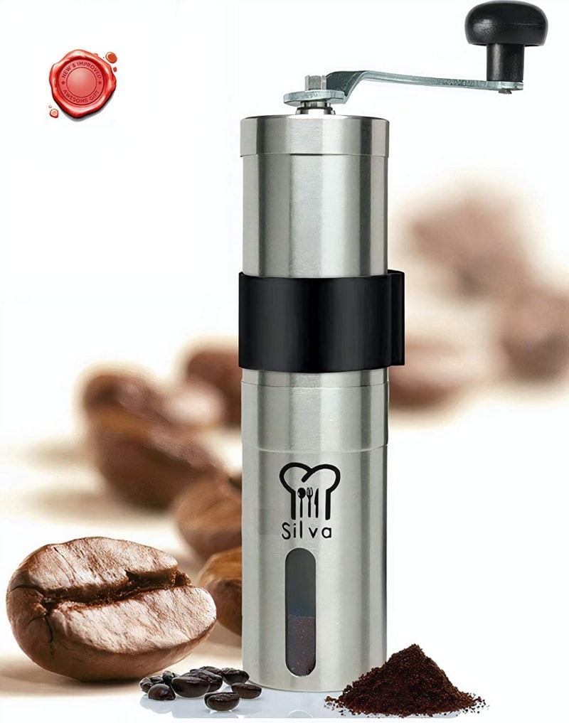 4. Silva Manual Coffee Grinder for French Press and Espresso 