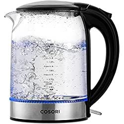 10. Cosori Electric Kettle with glass exterior 