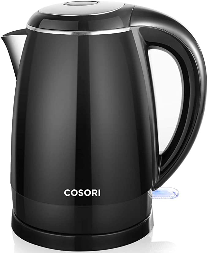 5. COSORI Electric Kettle with ETL/CETL Approved in Black Colour 