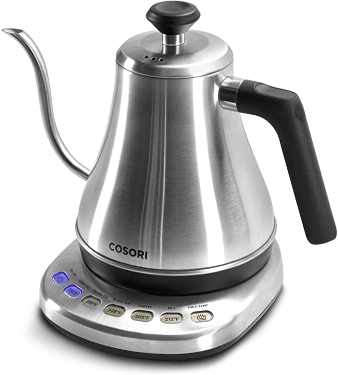 6. COSORI Electric Gooseneck Kettle with 5 Variable Presets 