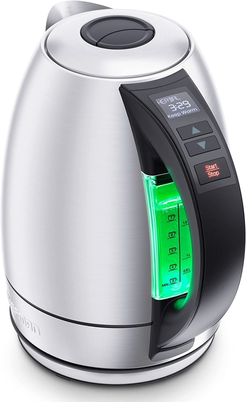 8. Chefman Temperature Control Electric Kettle 