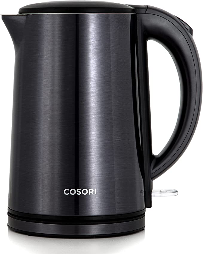 9. COSORI Double Wall and Two-Level Lid Electric Kettle 