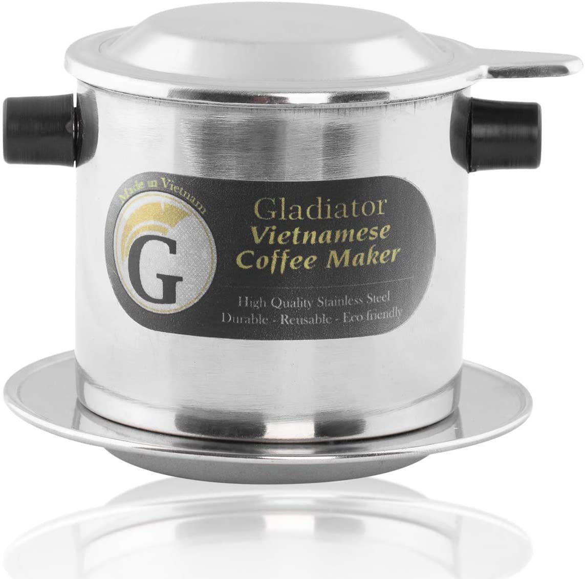 8. Gladiator Gravity Filter Coffee Maker Set for Condensed Milk ‎