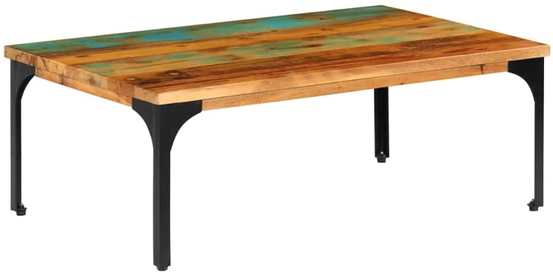 4. VidaXL Coffee Table Handmade Steel Frame