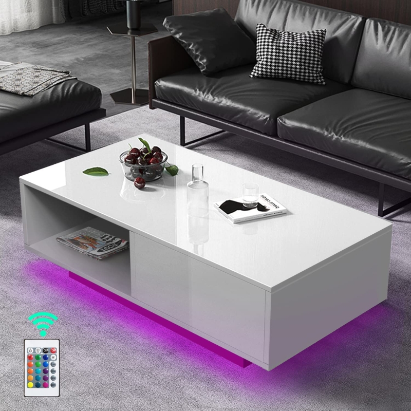 6. COSVALVE High Gloss Coffee Table 