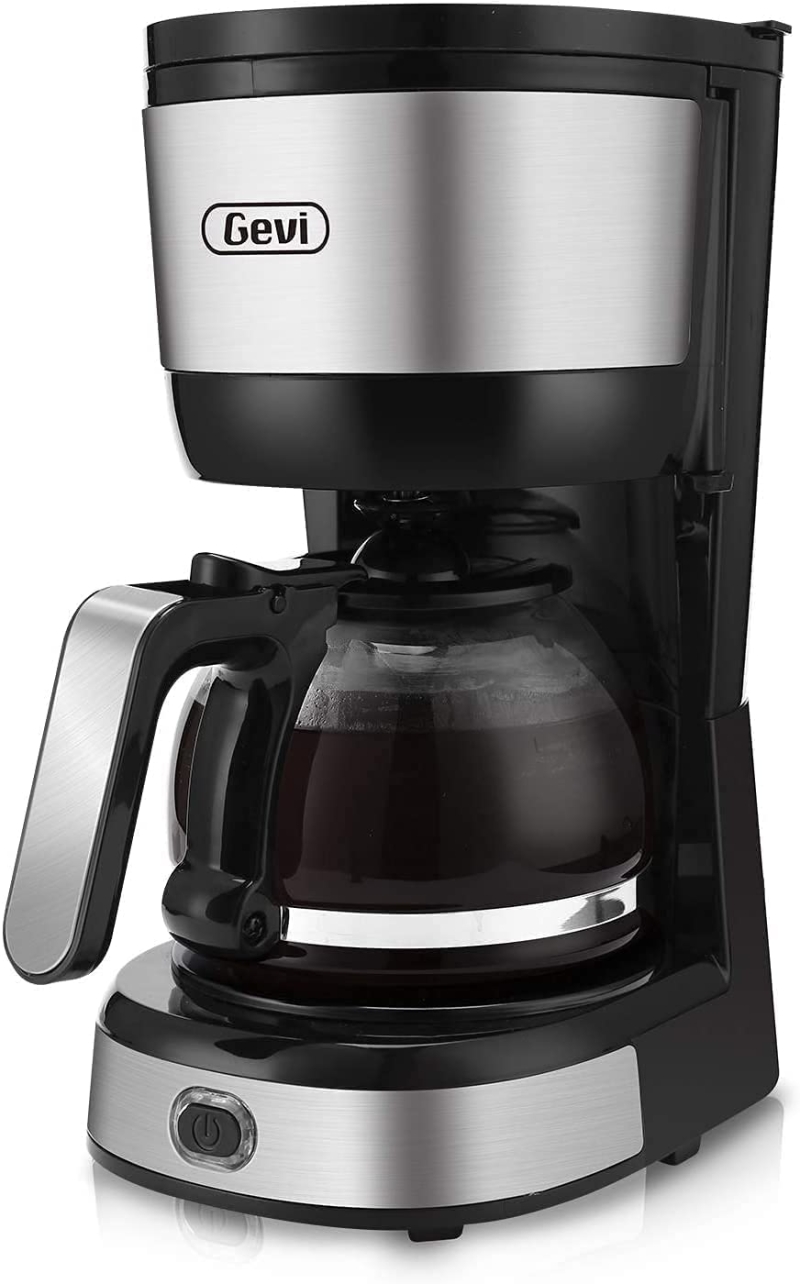 8. Gevi 4-Cup Coffee Maker with Auto-Shut Off 